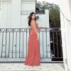 Vestido longo de Andressa Suita: a modelo é fã de modelos com costas à mostra