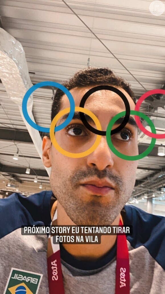 'BBB 22': Douglas Souza gahou notoriedade durante as Olimpíadas, porque cobria os bastidores da competição diretamente dos stories do Instagram