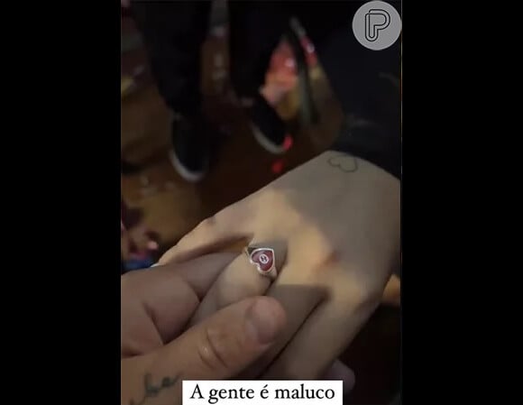 Lipe Ribeiro deu o anel a Viih Tube na semana passada