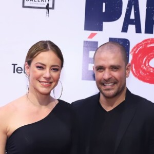 Paolla Oliveira e Diogo Nogueira compareceram juntos ao Festival do Rio na semana passada