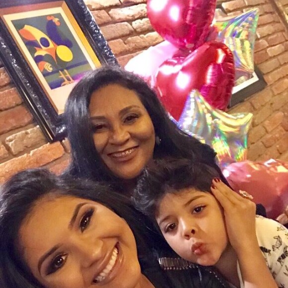 Mãe de Mileide Mihaile descobriu um câncer enquanto ela estava confinada