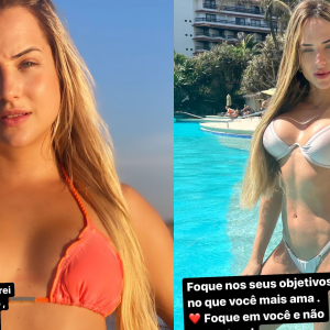 Gabi Martins foi indagada sobre o corpo em bate-papo com os seguidores do Instagram nesta segunda (27)