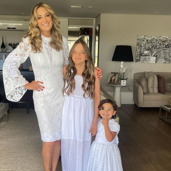 Ticiane Pinheiro é mãe de Rafaella Justus, de 12 anos, e Manuella, de 2