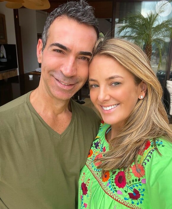 Ticiane Pinheiro é casada com o jornalista Cesar Tralli