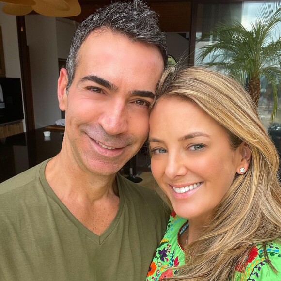 Ticiane Pinheiro é casada com o jornalista Cesar Tralli