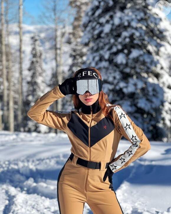 Anitta curtiu as montanhas congeladas em Aspen, no Colorado