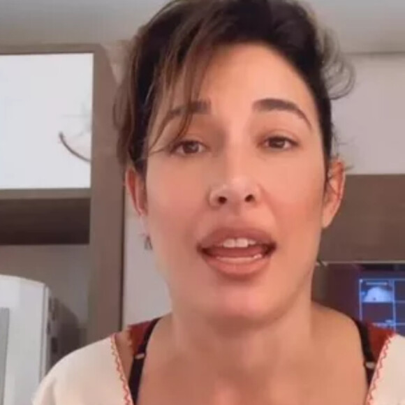 Giselle Itié disse que acabou ficando doente também cuidando do filho