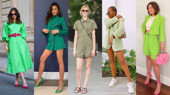 Verde é tendência: 5 variações da cor para usar neste verão com dicas de estilo e fotos de looks
