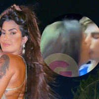 Bye, bye, Bil: Marina Araújo é flagrada aos beijos com um novinho em festa. Saiba quem é o novo affair!