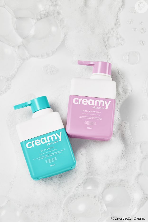 Skincare em dia para uma pele fresquinha no verão: o gel de limpeza da Creamy é perfeito para dias quentes