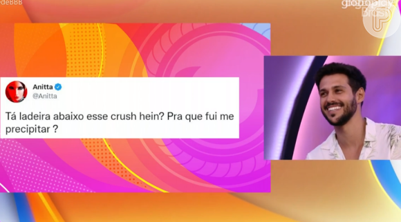 BBB 22: Rodrigo pediu desculpas para Anitta: 'Pô, me desculpa, Anitta, me perdoa'