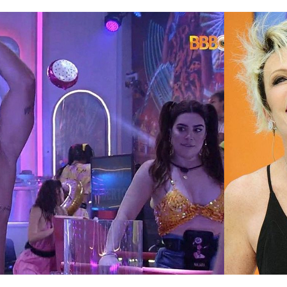 Ana Maria Braga também se divertiu com os olhares de Naiara Azevedo para Arthur Aguiar: 'Que foto ótima'