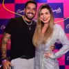 Bil Araújo e Erika Schneider curtiram festa de aniversário de Camila Loures juntos