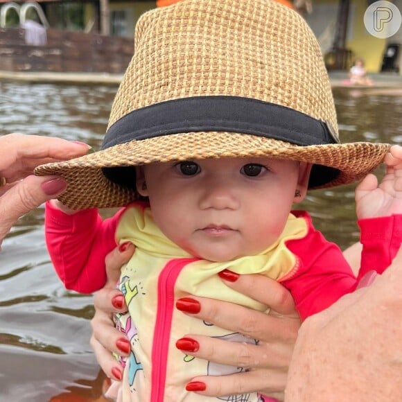 Maria Alice, filha de Zé Felipe e Virgínia Fonseca, completa 9 meses no próximo dia 30
