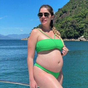 Bárbara Evans grávida: modelo admitiu ter dificuldade em se enxergar grávida e que engordar foi um processo difícil
