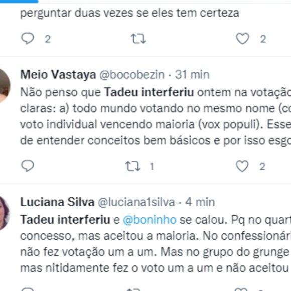 'BBB 22': fãs argumentaram contra e a favor da postura de Tadeu Schmidt