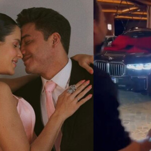Mulher de Wesley Safadão, Thyane Dantas, ganha BMW avaliada em R$ 1 milhão por aniversário de 31 anos