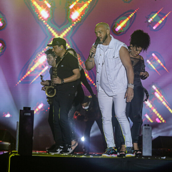 Belo cantou no Carnaval das Artes, no Rio de Janeiro