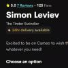 'O Golpista do Tinder': Simon Leviev criou um perfil no Cameo