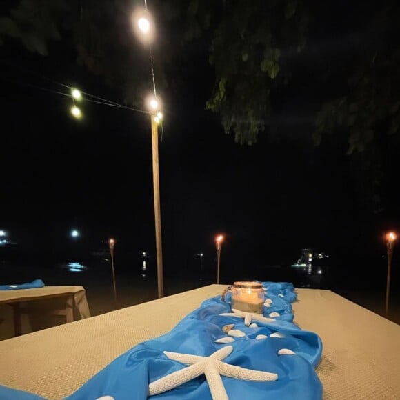 Angélica mostrou detalhes da decoração praiana da festa de aniversário do filho Joaquim, que completa 17 anos no próximo dia 8