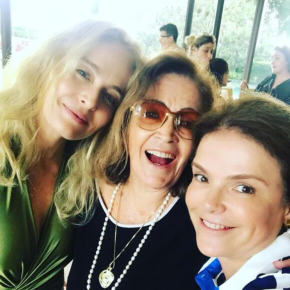 Mãe de Angélica também faz aniversário em março e foi novamente homenageada pela filha, que fez até um vídeo