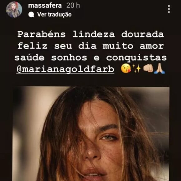 Grazi Massafera escreve homenagem para Mariana Goldfarb em aniversário da mulher de Cauã Reymond