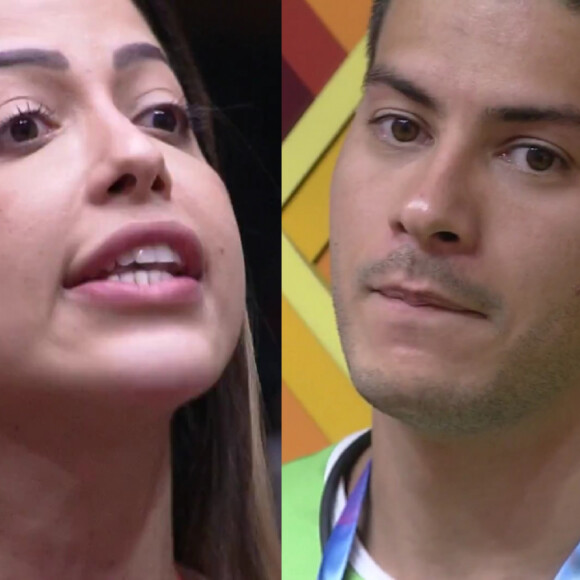 Arthur e Laís brigam após indicação ao Castigo do Monstro, no 'BBB22', em 5 de março de 2022