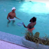'BBB 22': o lagarto se afastou da piscina após ser salvo por Paulo André e Douglas