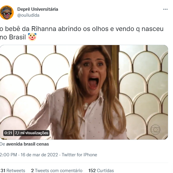 Filho de Rihanna brasileiro? Possibilidade rendeu boas risadas