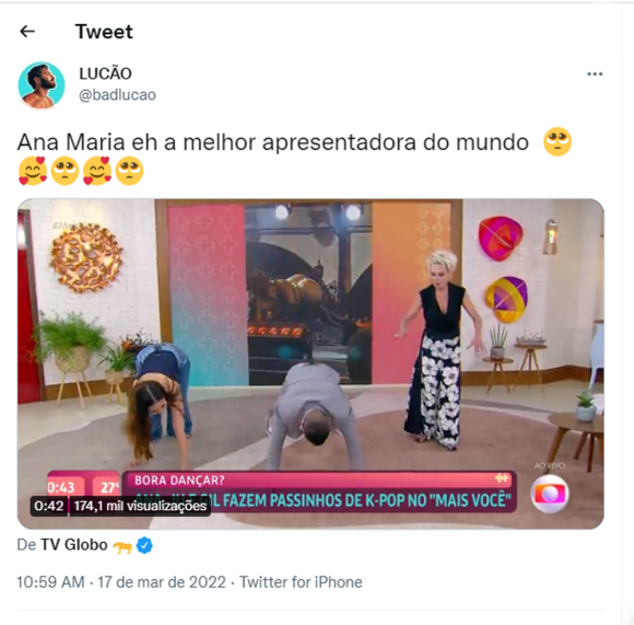 Ana Maria Braga foi ovacionada na web após dançar hit de Anitta