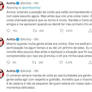 Anitta revelou o motivo por trás da escolha