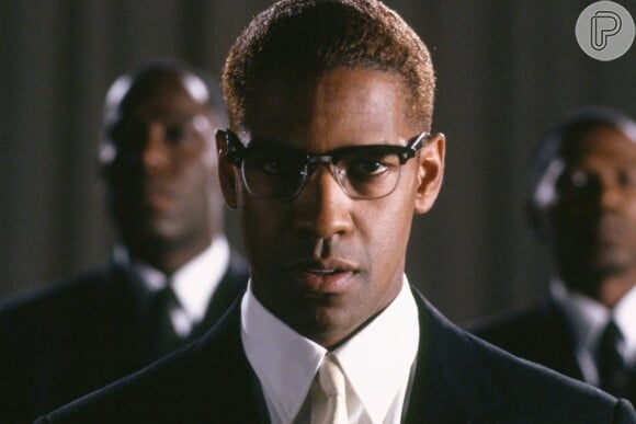 No filme 'Malcolm X', Denzek Washington interpreta o icônico ativista dos EUA