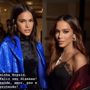 Bruna Marquezine foi uma das que homenageou Anitta