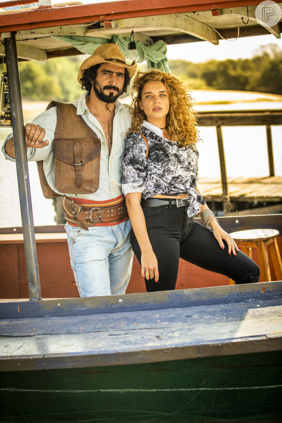 José Leôncio (Renato Góes) e Madeleine (Bruna Linzmeyer) têm novo embate na novela 'Pantanal'