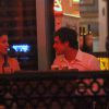 Nathalia Dill e Sergio Guizé jantaram juntos em restaurante da Barra da Tijuca, Zona Oeste do Rio de Janeiro