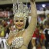 Grávida aos 47 anos, Viviane Araujo está confirmada como Rainha de Bateria do Salgueiro. O desfile acontece ainda em abril