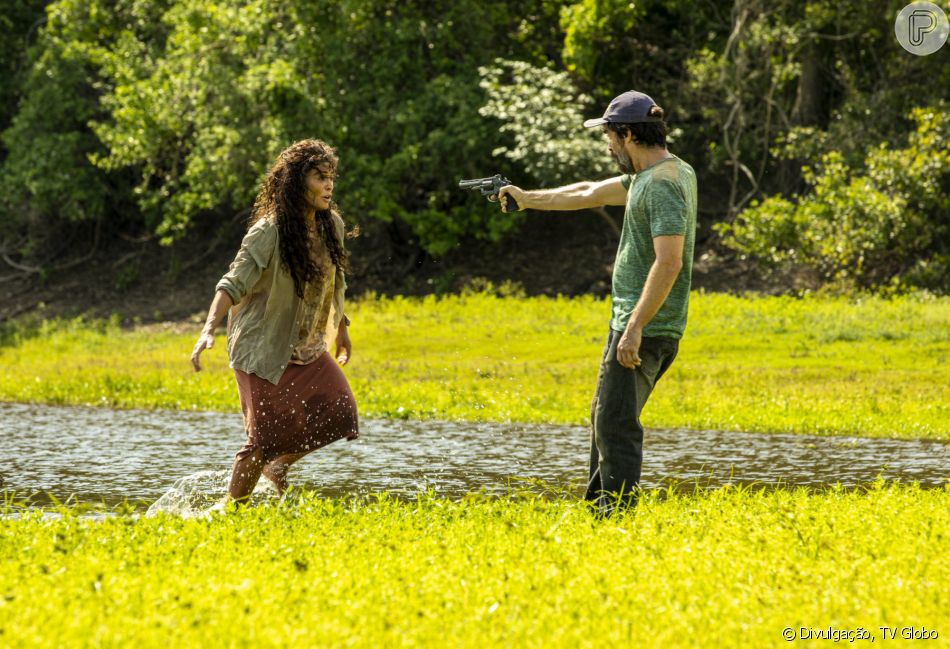 Maria Marruá (Juliana Paes) foi morta por Lúcio (Erom Cordeiro) na novela 'Pantanal'