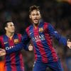 Na vitória do Barcelona, Neymar comemora gol marcado na partida