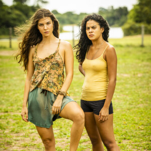 Juma (Alanis Guillen) vai ameaçar Muda (Bella Campos) para proteger sua mãe, agora transformada em onça pintada na novela 'Pantanal'