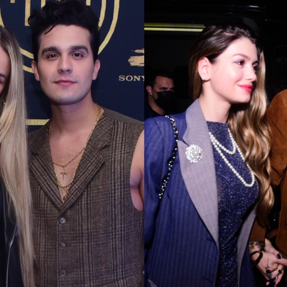 Yasmin Brunet curte show de Luan Santana com irmã e namorada do cantor