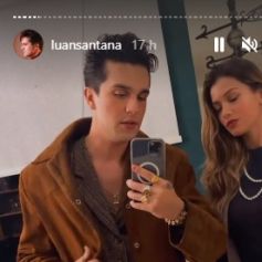Luan Santana brincou que ele e Izabela são um 'casal vintage'