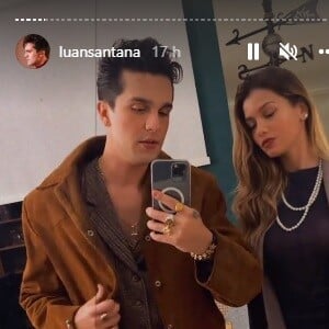 Luan Santana brincou que ele e Izabela são um 'casal vintage'