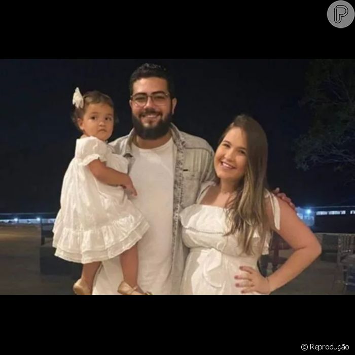 Sertanejo Henrique é pai de Helena, de 2 anos, fruto da relação com Amanda Barbosa