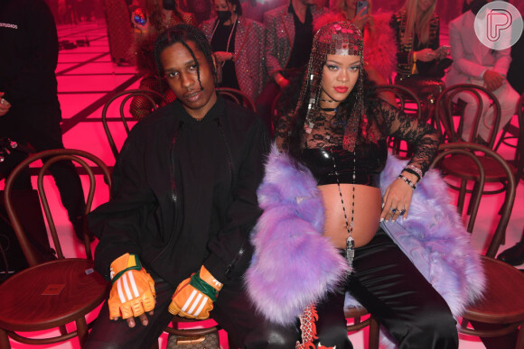 A$AP Rocky será pai em breve. O rapper e a cantora Rihanna esperam o primeiro filho