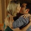Silvia (Bianca Rinaldi) e Felipe (Thiago Mendonça) também trocaram beijos na novela 'Em Família'