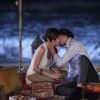 Henrique (Michel Joelsas) e Bianca (Bruna Hamu) deram beijo apaixonado em 'Malhação'