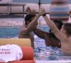 'BBB 22': Arthur Aguiar, Paulo André e Douglas Silva celebram vaga na final pulando na piscina