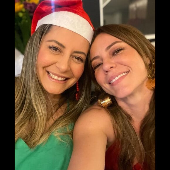 Paolla Oliveira passou algumas das festas de fim de ano com a família de Diogo Nogueira, reforçando o vínculo