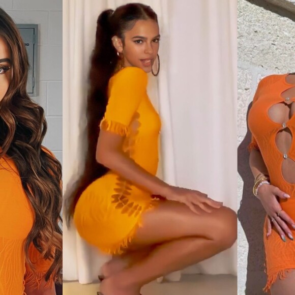 Jade Picon usa vestido igual ao de Bruna Marquezine e Kylie Jenner