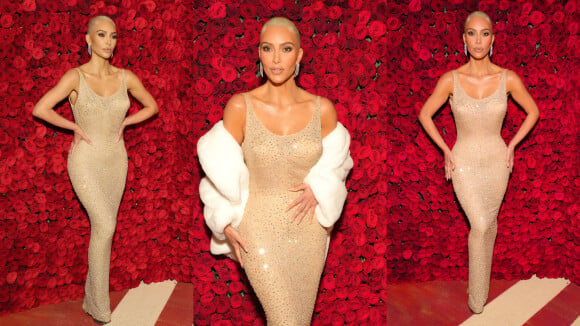14h no salão e 7 kg a menos em 3 semanas: tudo sobre look 'Marylin' de Kim Kardashian no MET Gala